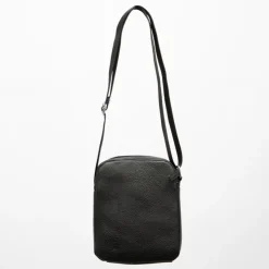 TORRENTE Sacoche similicuir grainé ajustable 25x18x7cm Homme NOIR Sale