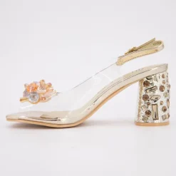 LAURA VITA Sandale a talon marlen02 35/41 Femme OR Sale