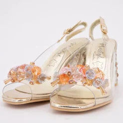 LAURA VITA Sandale a talon marlen02 35/41 Femme OR Sale