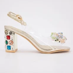 LAURA VITA Sandale a talon missy01 de 35/41 Femme OR Clearance