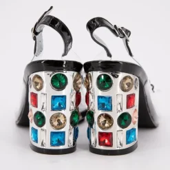 LAURA VITA Sandale a talon missy01 35/41 Femme NOIR New