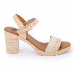 BIOSTOCK Sandale a talon raphis 73299 t36/41 Femme BEIGE Online