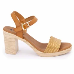 BIOSTOCK Sandale a talon raphis 73299 t36/41 Femme MARRON Online