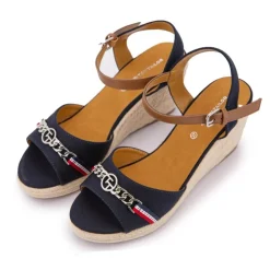 TOM TAILOR Sandale compense navy 5390010026 t36/41 Femme BLEU FONCE