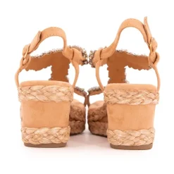 LAURA VITA Sandale compensee mareio11 t36/41 Femme BEIGE Sale