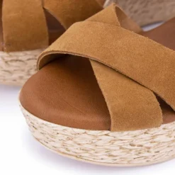 BIOSTOCK Sandale compensee serraje muscade 66493 t36/40 Femme MARRON Online