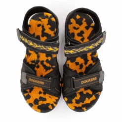 DOCKERS BY GERLI Sandale orange t36 au 41 Femme NOIR Best