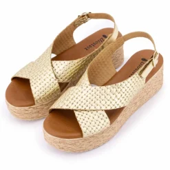 BIOSTOCK Sandale platefme grabado 1130 63358 t36/40 Femme OR