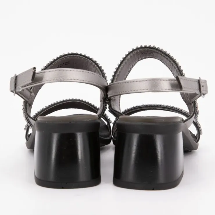 SCHOLL Sandales à talons es élysees à strass Femme NOIR