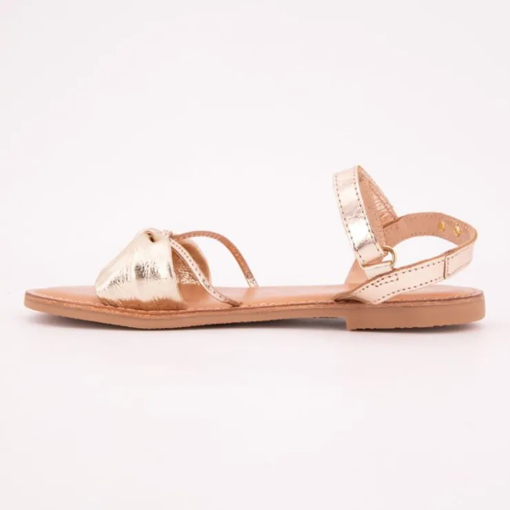 LES TROPEZIENNES PAR M.BELARBI Sandales Bimak noeuds à scratch OR Hot