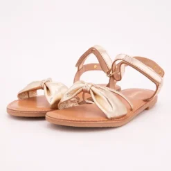LES TROPEZIENNES PAR M.BELARBI Sandales Bimak noeuds à scratch OR Hot