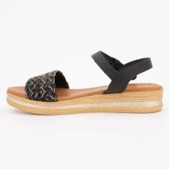 CARLA TORTOSA Sandales compensees negro t36/41 Femme NOIR Online