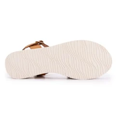 BIOSTOCK Sandales compensées corfu Femme MARRON Discount