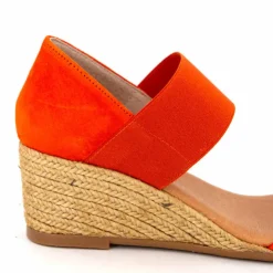 PINAZ Sandales Compensées Neveah Femme ORANGE Hot