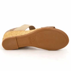 PINAZ Sandales Compensées Neveah Femme BEIGE Hot