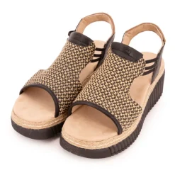 TOM TAILOR Sandales compensées tressées semelle e Femme NOIR Best