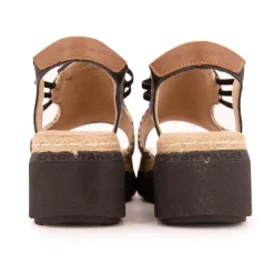 TOM TAILOR Sandales compensées tressées semelle e Femme NOIR Best