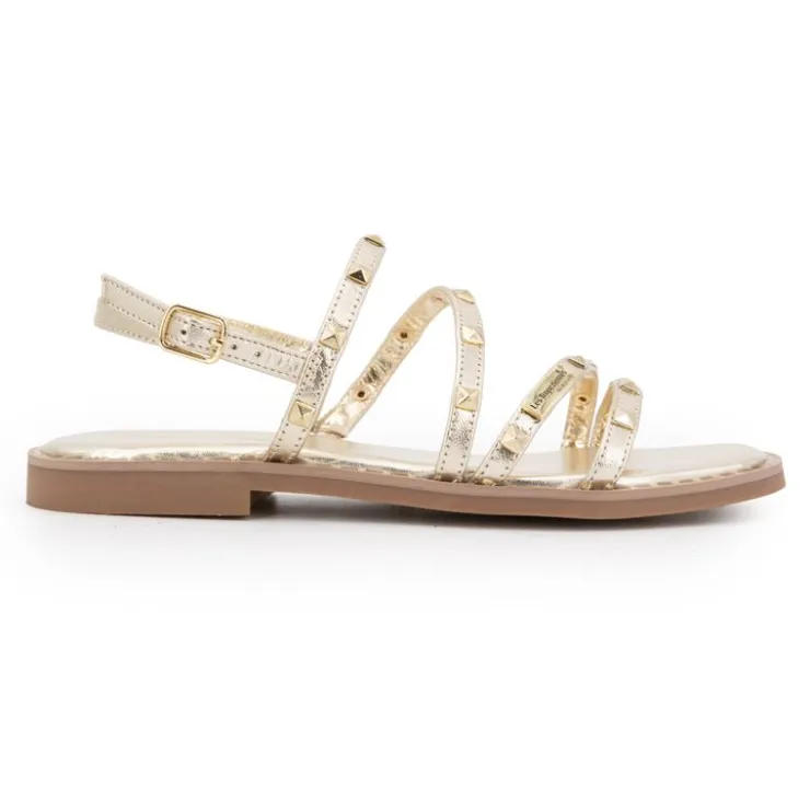 LES TROPEZIENNES PAR M.BELARBI Sandales Cabel gold à strass Femme OR Hot
