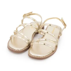 LES TROPEZIENNES PAR M.BELARBI Sandales Cabel gold à strass Femme OR Hot