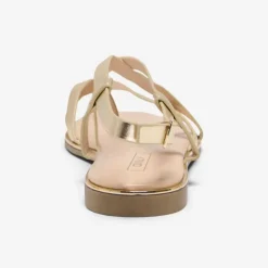 ONLY Sandales couleur dée avec boucle Femme OR