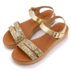 CARLA TORTOSA Sandales glitter avec bride à paillettes Femme MULTICOLORE Outlet
