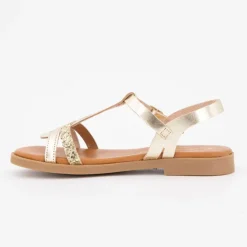 CARLA TORTOSA Sandales glitter blanco 17441 t28/35 Enfant OR