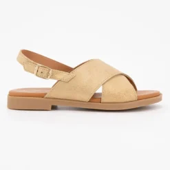 CARLA TORTOSA Sandales gold avec boucle dé Fille OR Discount