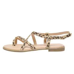 ONLY Sandales mari imprimé léopard avec boucle Femme MARRON Sale