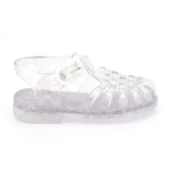 MEDUSE Sandales pailletées Sun Enfant ARGENT Outlet