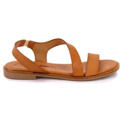 CARLA TORTOSA Sandales plates à lanières Femme MARRON Online