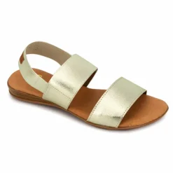 PINAZ Sandales plates Nigella Femme OR