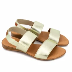 PINAZ Sandales plates Nigella Femme OR