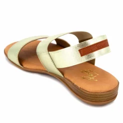 PINAZ Sandales plates Nigella Femme OR