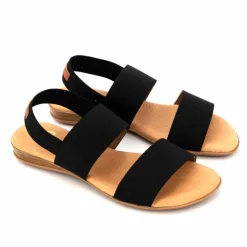 PINAZ Sandales plates Nigella Femme NOIR Best