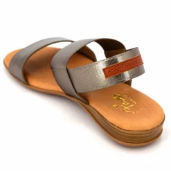 PINAZ Sandales plates Nigella Femme BRONZE New