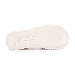 TOM TAILOR Sandales tissu nouées à boucle doré Femme BEIGE Discount