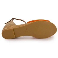 PINAZ Sandales tressés avec boucle cheville Femme NOIR Clearance