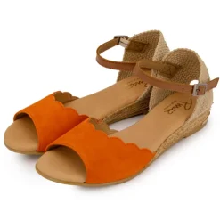 PINAZ Sandales tressés avec boucle cheville Femme NOIR Clearance