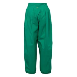 ANTIK BATIK Sarouel karo plissé large Femme VERT Online