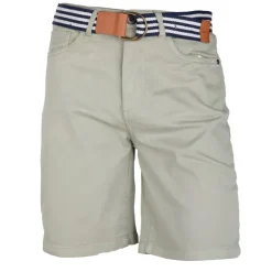 DEELUXE 74 Short avec ceinture tressée Homme VERT Sale