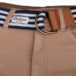 DEELUXE 74 Short avec ceinture tressée Homme MARRON Sale