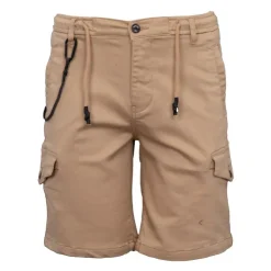 DEELUXE 74 Short bermuda cargo avec cordes Homme BEIGE Sale