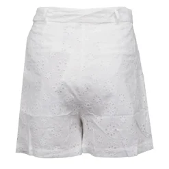 LA PETITE ETOILE Short brodé avec ceinture Selin Femme BLANC Outlet