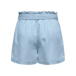 ONLY Short charis à ceinture regular Femme BLEU CLAIR Clearance