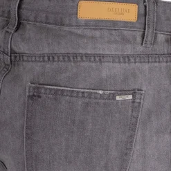 DEELUXE 74 Short court délavé jean avec ourlets Femme GRIS Clearance