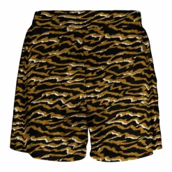 VERO MODA Short court motif léopard Femme NOIR