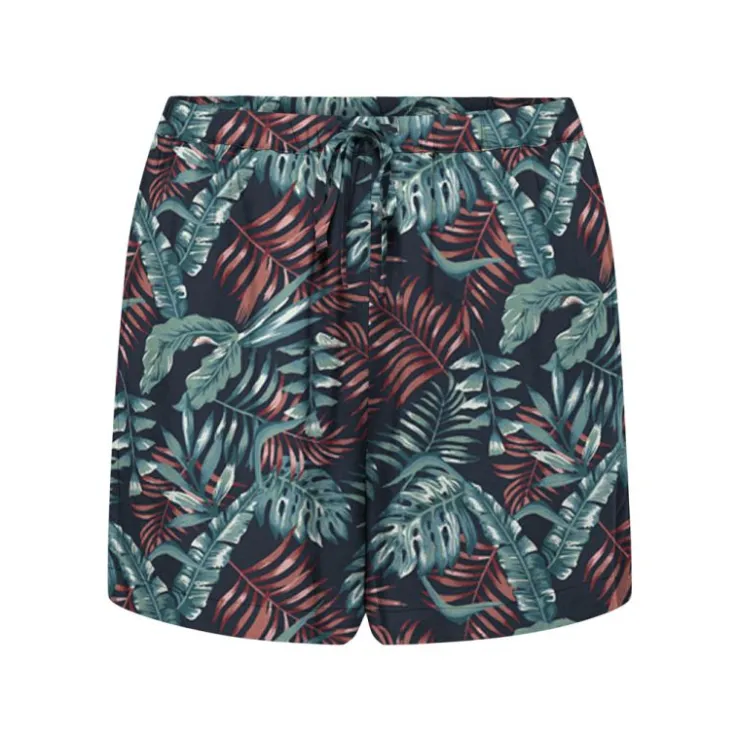 ONLY Short court selina navy blazer imprimé plantes Femme BLEU FONCE Outlet