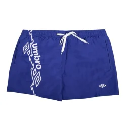 UMBRO Short de bain bleu motifs graphiques et cordon blancs Homme BLEU ROI Outlet