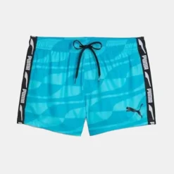 PUMA Short de bain blue combo imprimé graphique Homme TURQUOISE Outlet