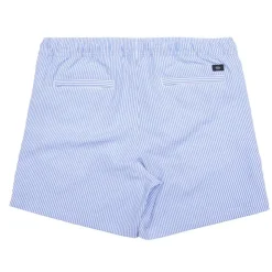DOCKERS Short de bain court à rayures Homme BLEU Sale